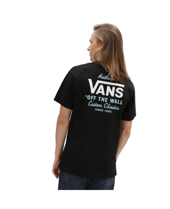 Hombre con camiseta de manga corta Vans Holder St Classic negra