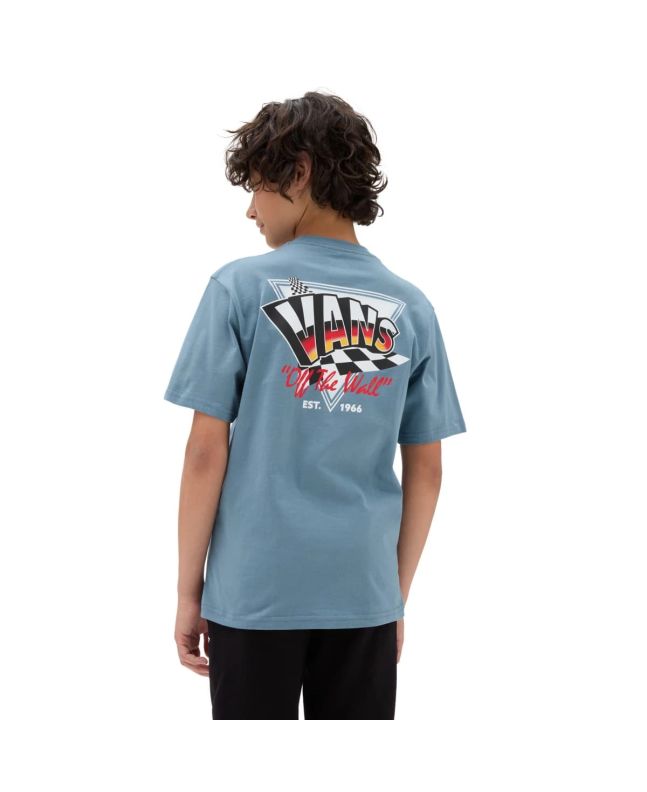 Niño con camiseta de manga corta Vans Hole Shot Azul