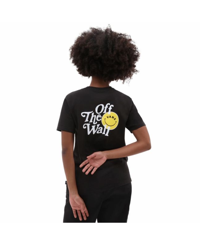 Mujer con camiseta de manga corta Vans Mar Mar BFF negra