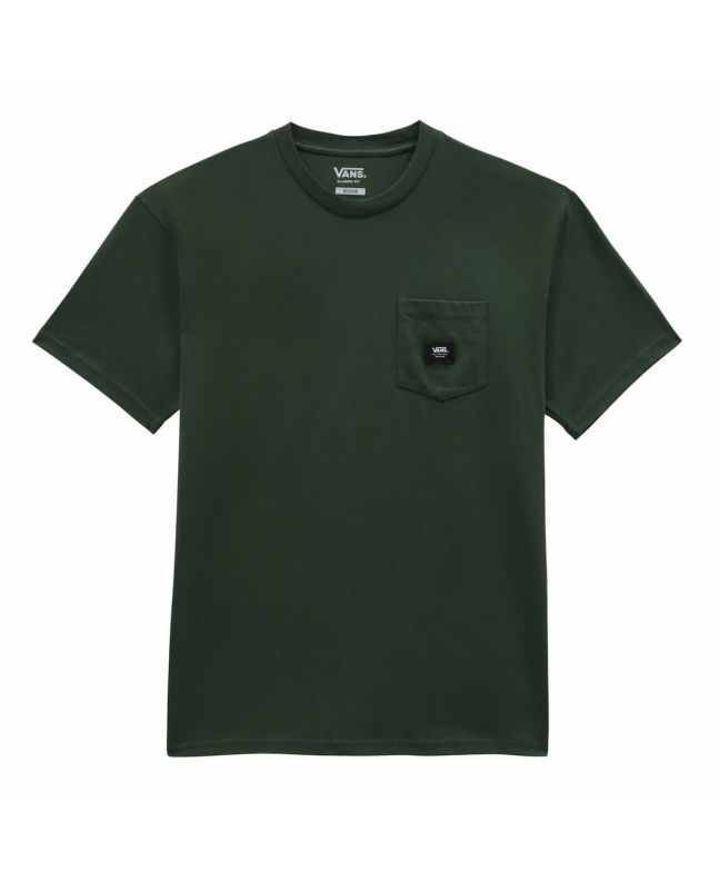 Camiseta orgánica con bolsillo Vans Patch Pocket Verde para hombre