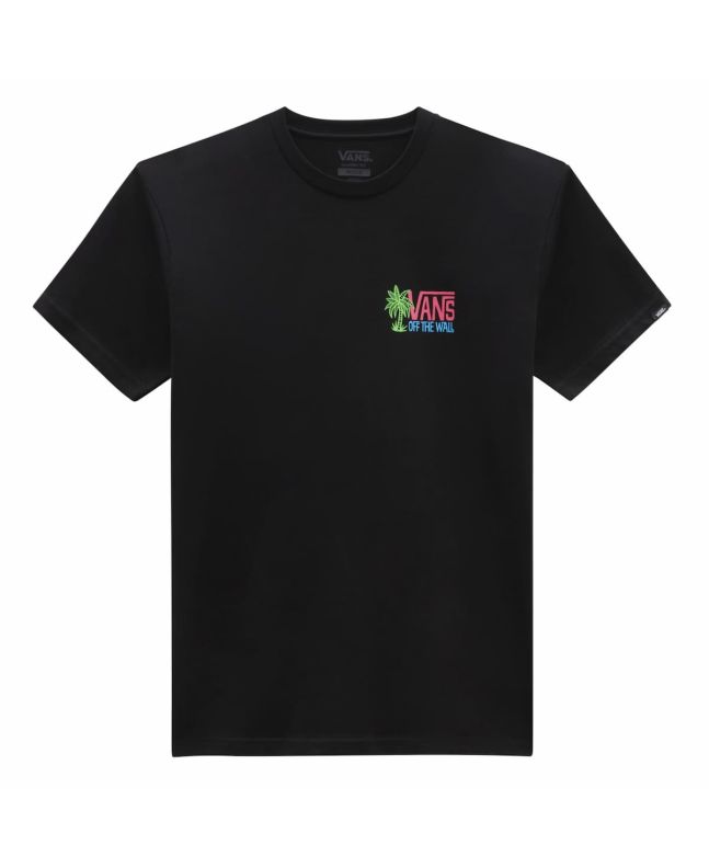 Camiseta de manga corta Vans Palm Lines Negra para hombre