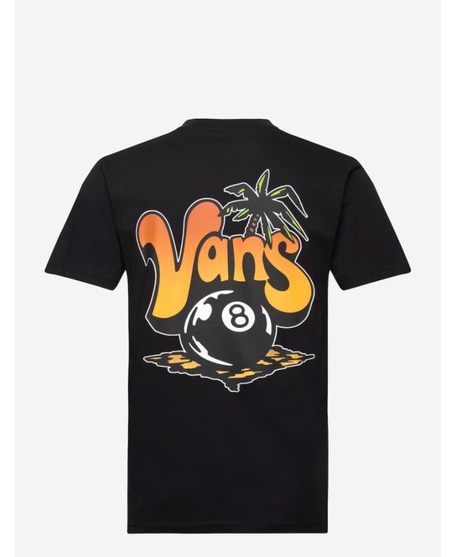 Camiseta de manga corta Vans Paradise Vans Palm Negra para hombre