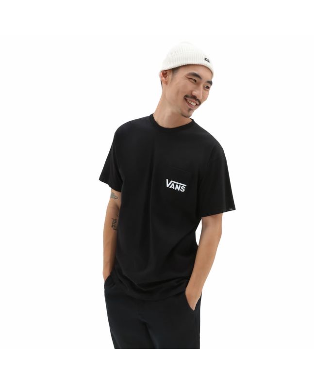 Camisetas vans negro online