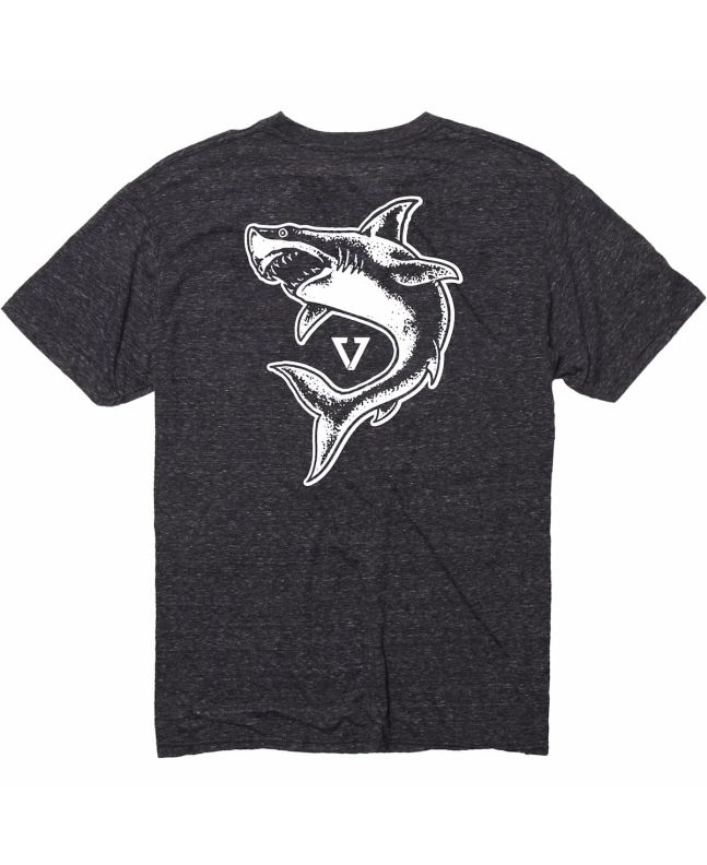 Camiseta de manga corta Vissla Hawaiian Hotline SS negra para hombre