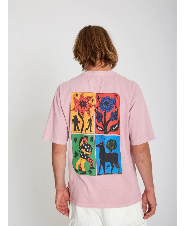 Hombre con Camiseta orgánica de manga corta Volcom Bob Mollema 2 Rosa