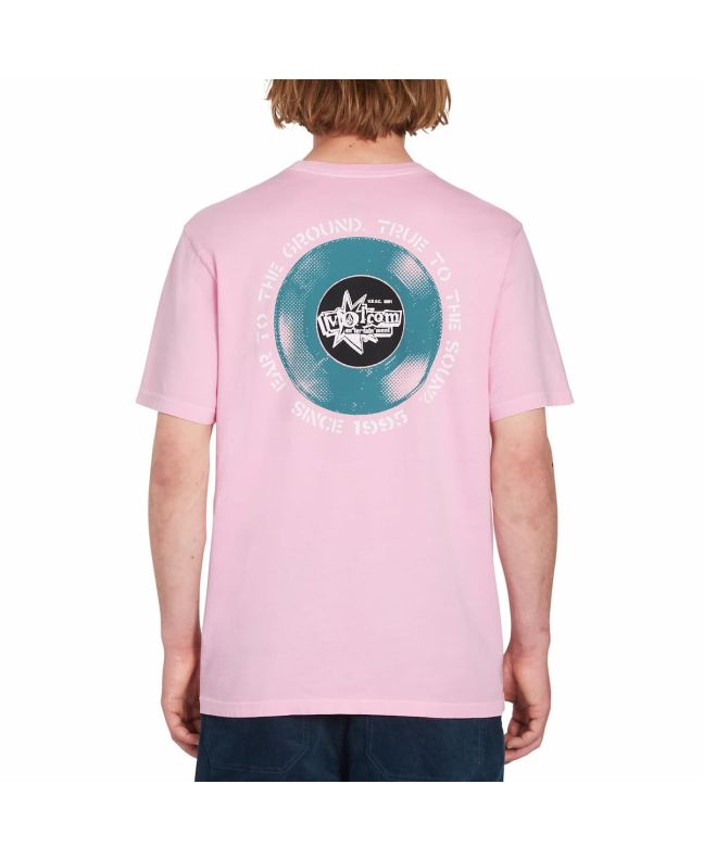 Hombre con camiseta de manga corta Volcom V Entertainment LP rosa