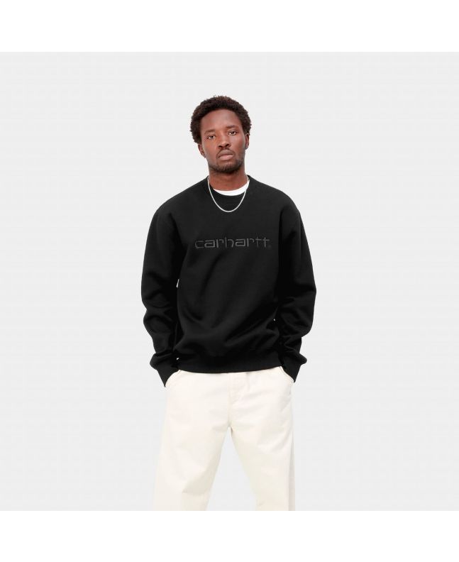 Hombre con Sudadera Carhartt WIP Carhartt Sweat Negra