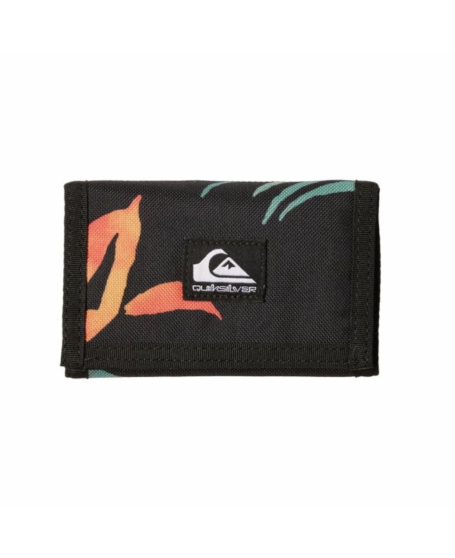 Cartera de velcro y triple hoja Quiksilver The Everydaily Black Aop Mix Bag Ss