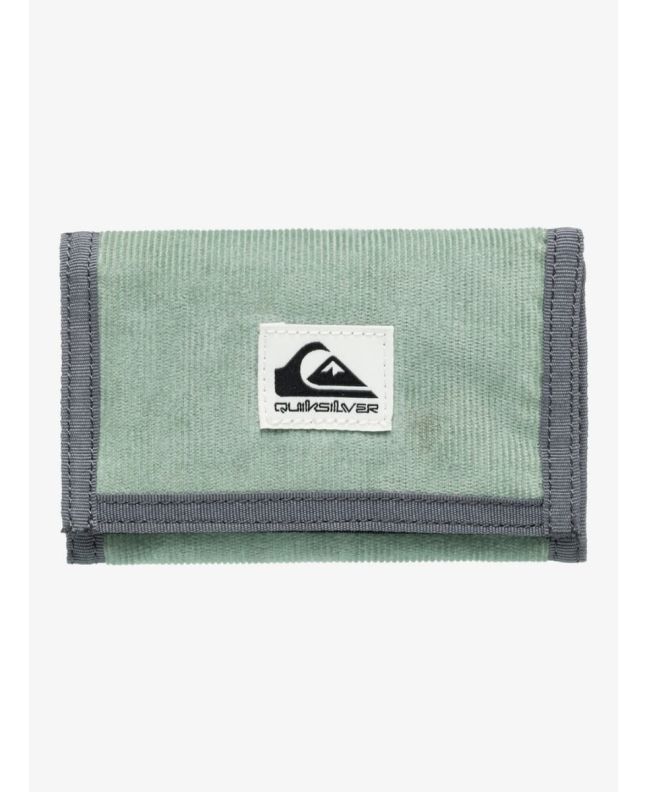Cartera de triple hoja Quiksilver The Everydaily color verde chino para hombre 