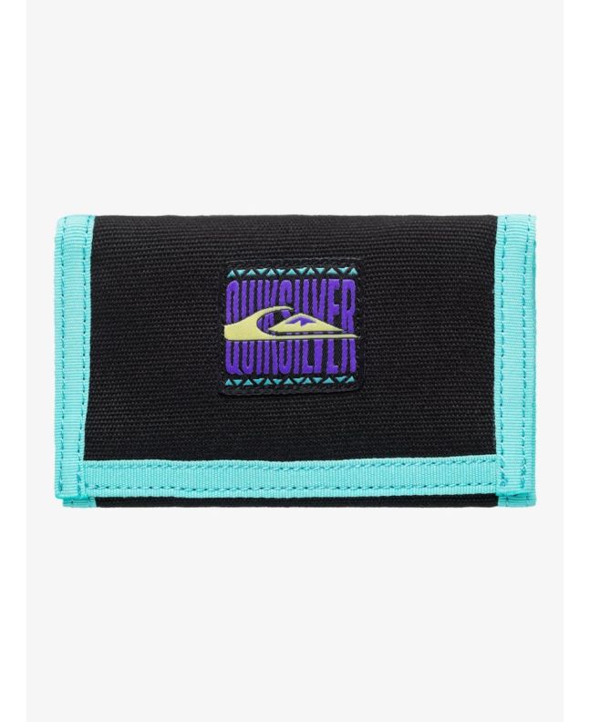 Cartera de velcro Quiksilver The Everydaily Negra para hombre