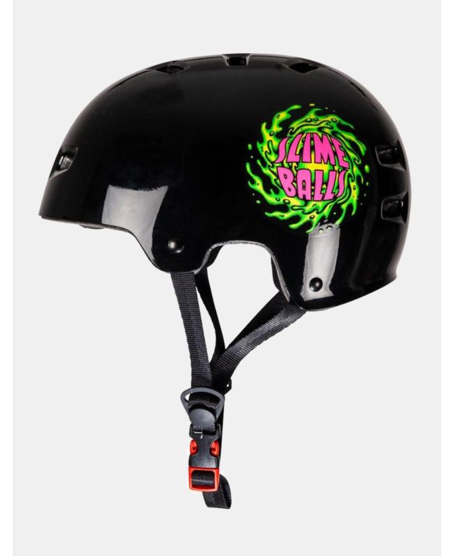 Casco de Skateboard Bullet x Slime Balls Slime Logo negro 