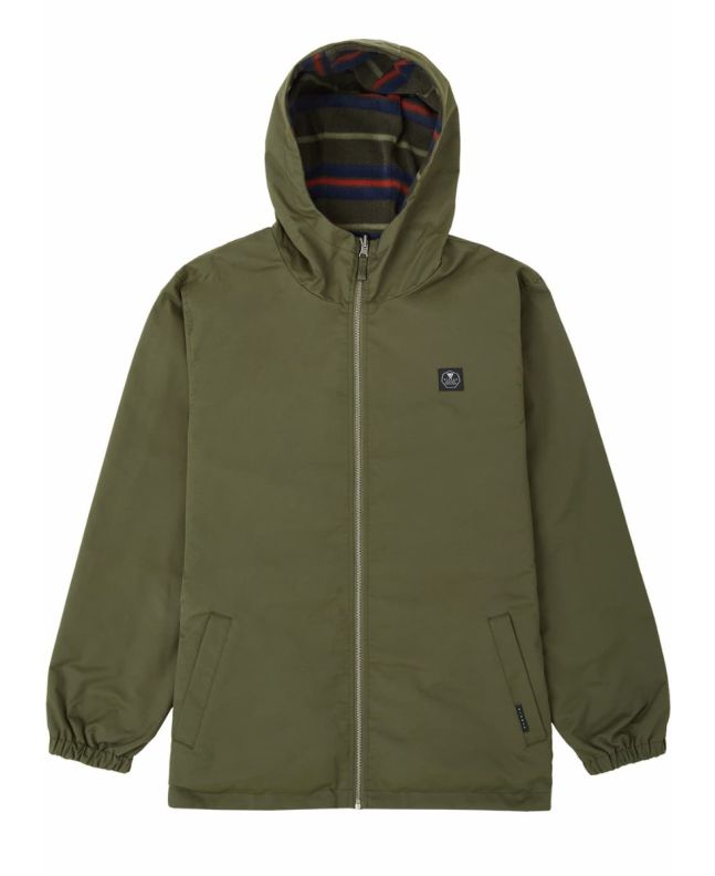 Cazadora reversible con capucha Vissla Breakers Verde para hombre