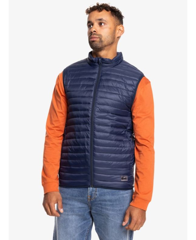 Hombre con chaleco ligero Quiksilver Scaly Azul Marino