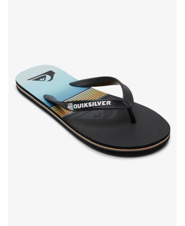 Chanclas Quiksilver Molokai Panel negras para hombre