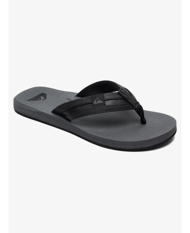 Sandalias Quiksilver Carver Squish negras y grises para hombre