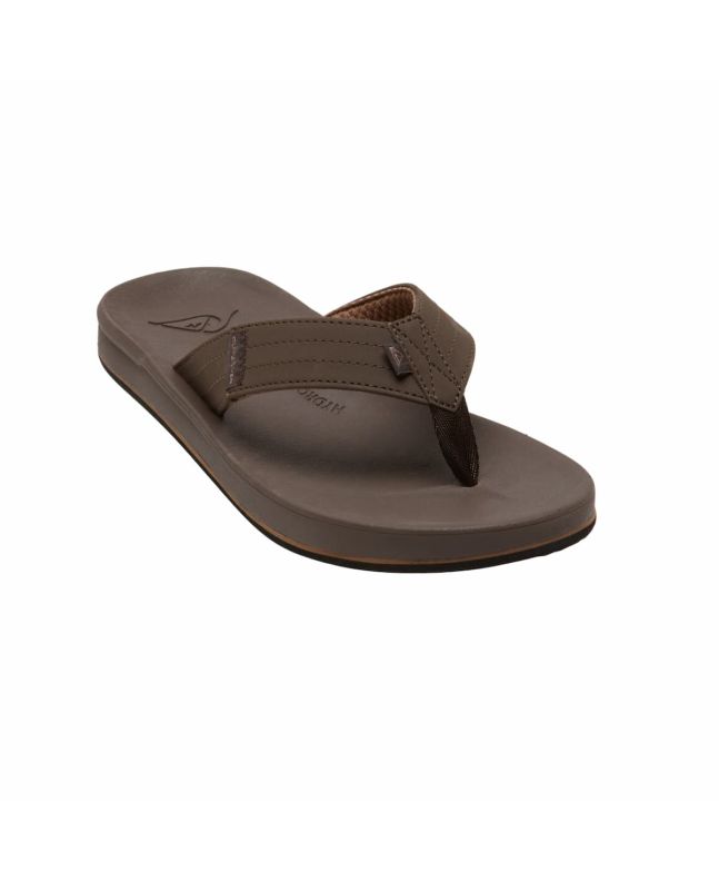 Chanclas de playa Quiksilver Rivi III Marrones para hombre