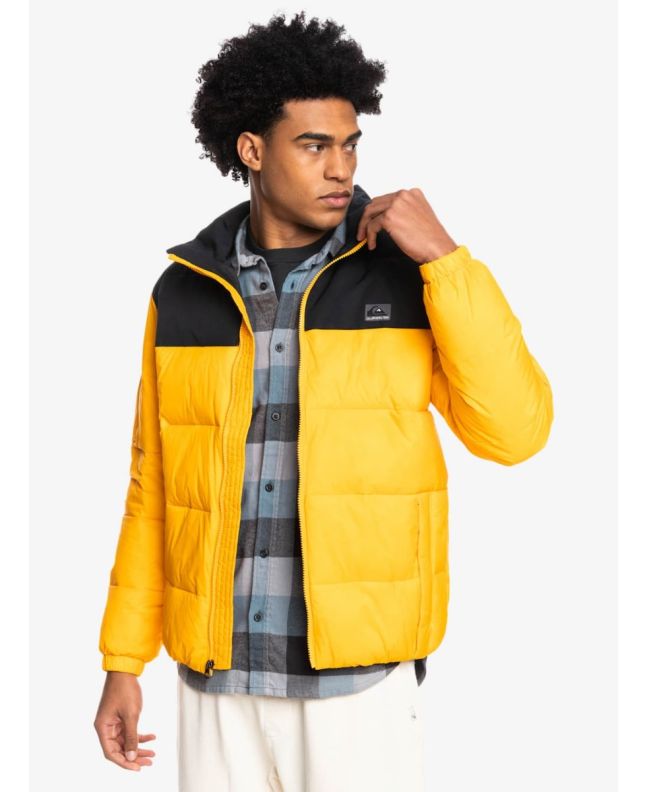 Hombre con Chaqueta acolchada Quiksilver Wolf Shoulder amarilla