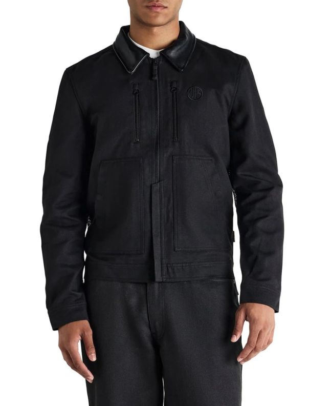 Hombre con Chaqueta motera Deus Ex Machina Road Mesh Jacket Negra
