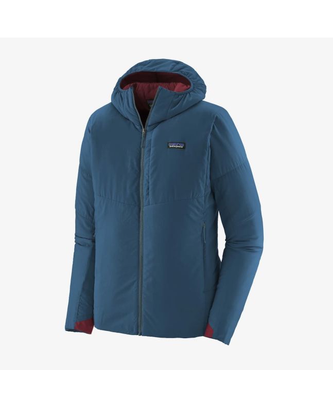Chaqueta impermeable plegable Patagonia M's Nano-Air Hoody Tidepool Blue para hombre