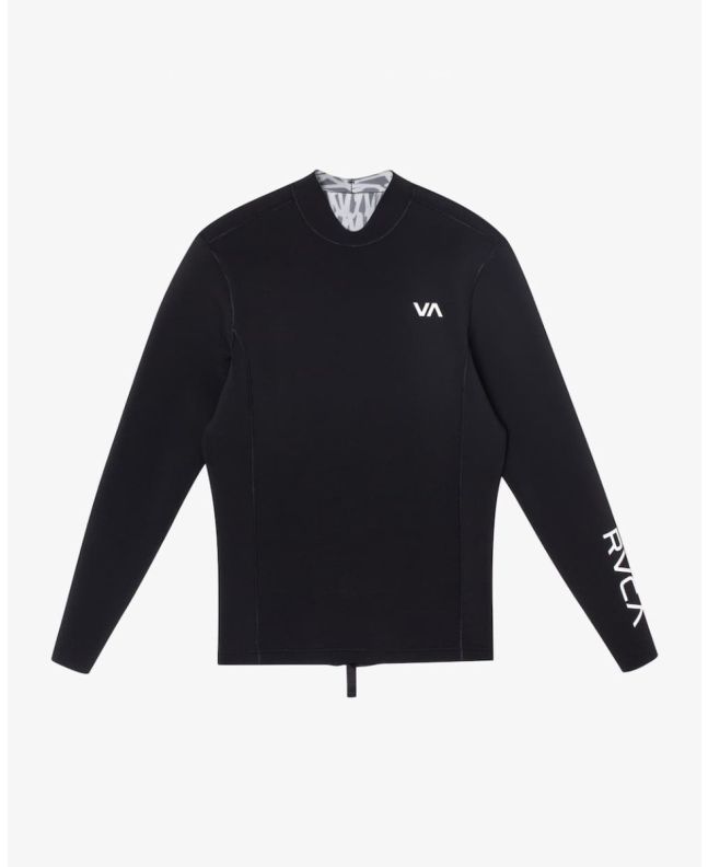 Chaquetilla de Neopreno con cremallera en la espalda RVCA Balance 2mm Negra para hombre