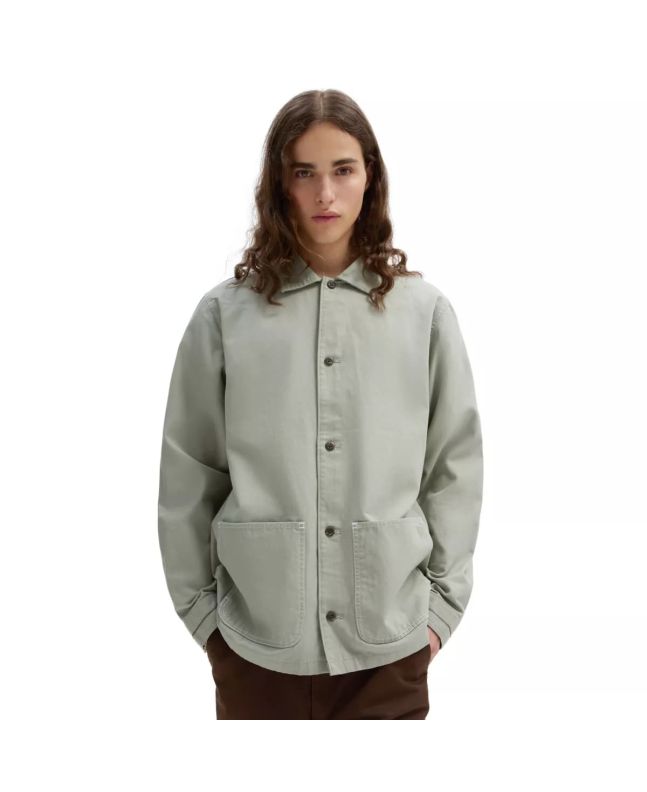 Hombre con Chaqueta Vans Michael February gris