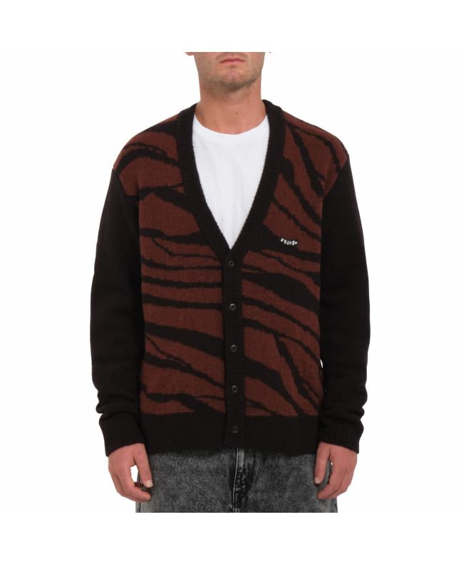 Hombre con cárdigan Volcom Anarchietour Negra