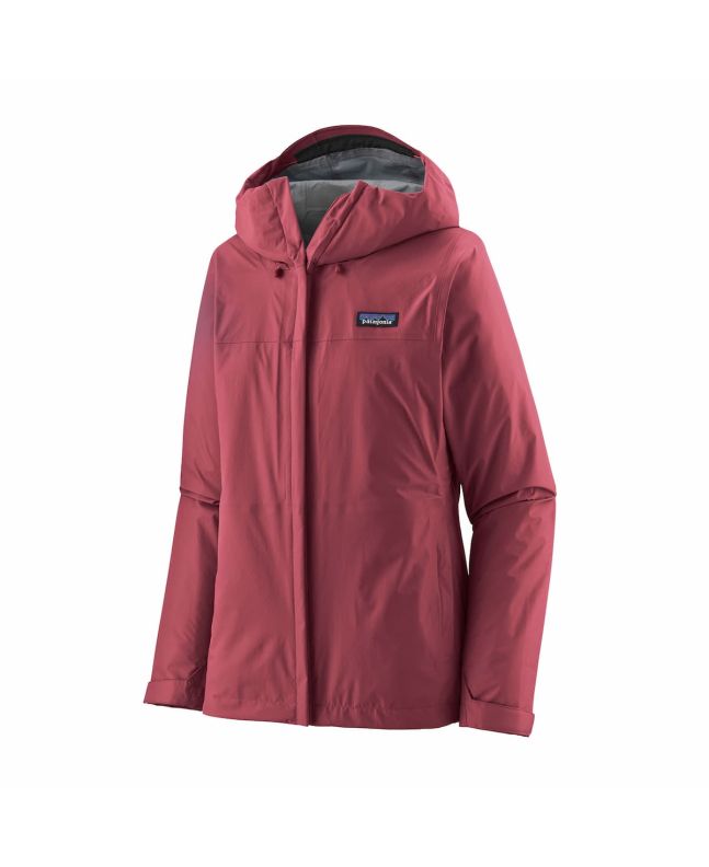 Chaqueta de lluvia plegable Patagonia W's Torrentshell 3L Rain Jacket Marion Red para mujer