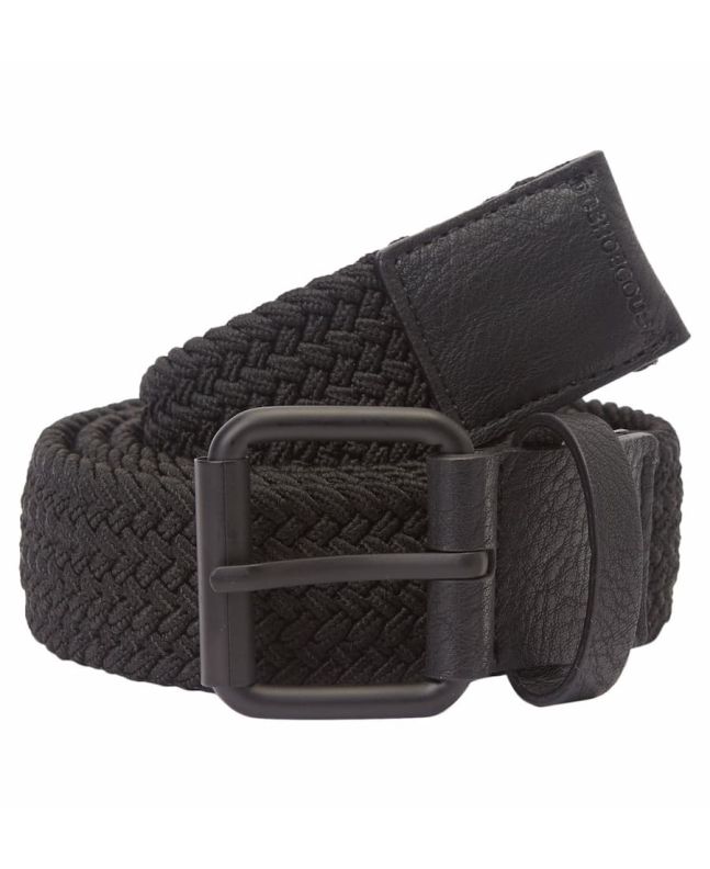 Cinturón trenzado DC Shoes Barricade negro para hombre