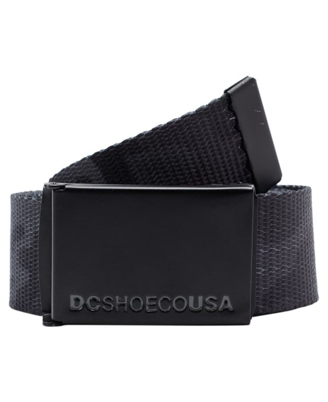 Cinturón DC Shoes Web Belt Negro Camo para hombre