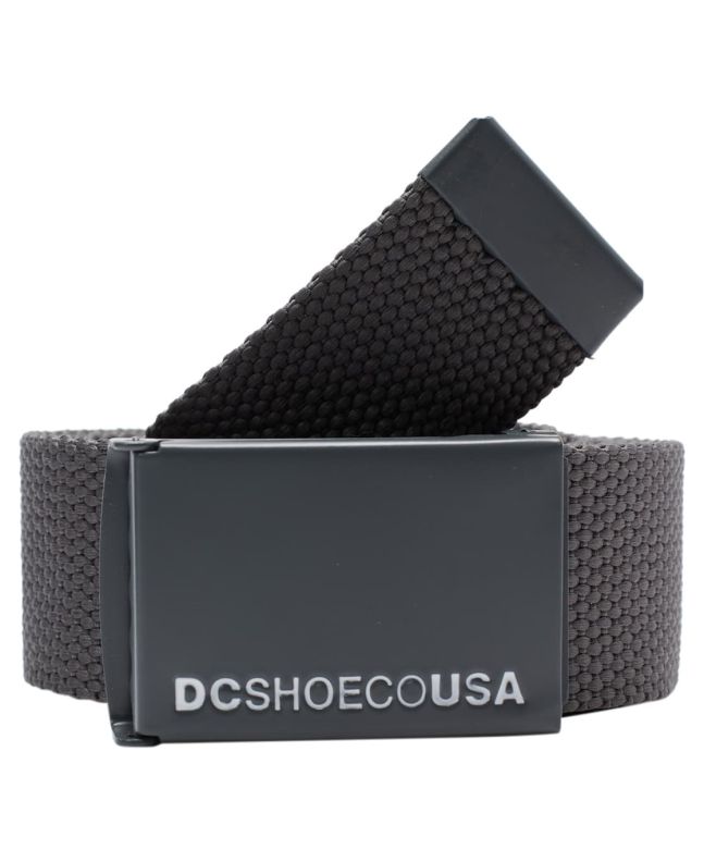 Cinturón DC Shoes Web Belt gris para hombre