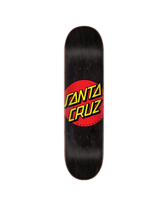 Tabla de Skateboard Santa Cruz Classic Dot 8.25" x 31.83" Negra