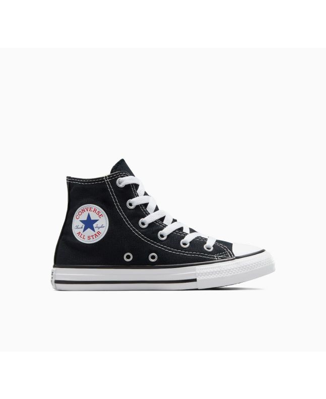 Converse Chuck Taylor All Star High Top Negras 4 7 anos Mission Surf Shop