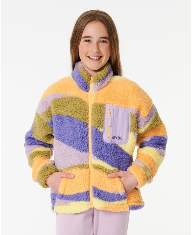 Forro polar Rip Curl Sunrise Wavy Girl Multicolor para niña 8-14 años