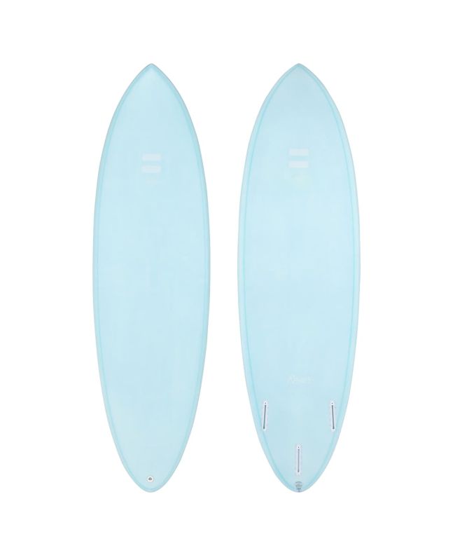 Tabla de Surf Funboard Indio Endurance Racer 6'8" 47 Litros Aqua Blue Futures