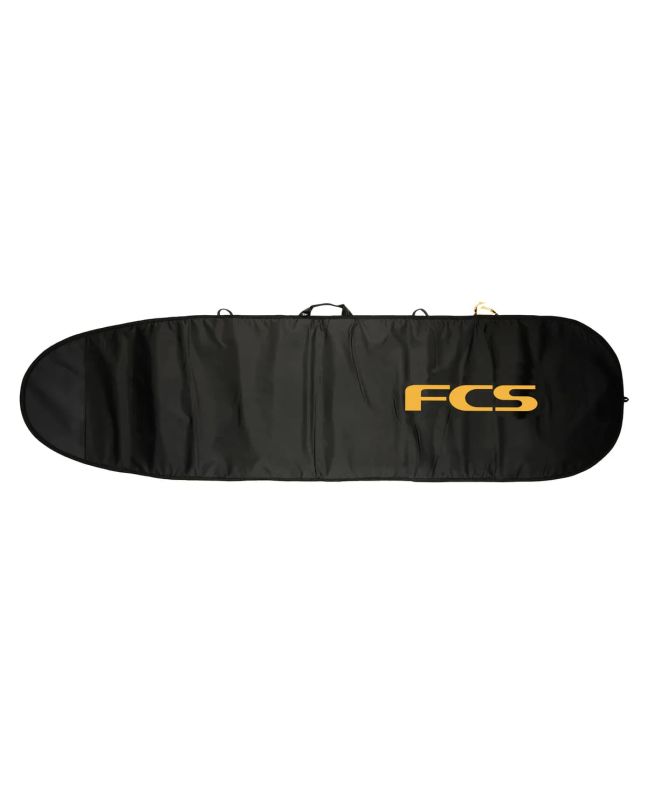 Funda para tabla de surf FCS Classic Fun Board Cover 6'3 color Negro y Mango
