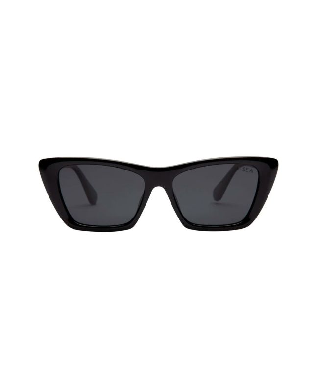 Gafas de sol I-SEA Cate color negro con lentes polarizadas smoke para mujer