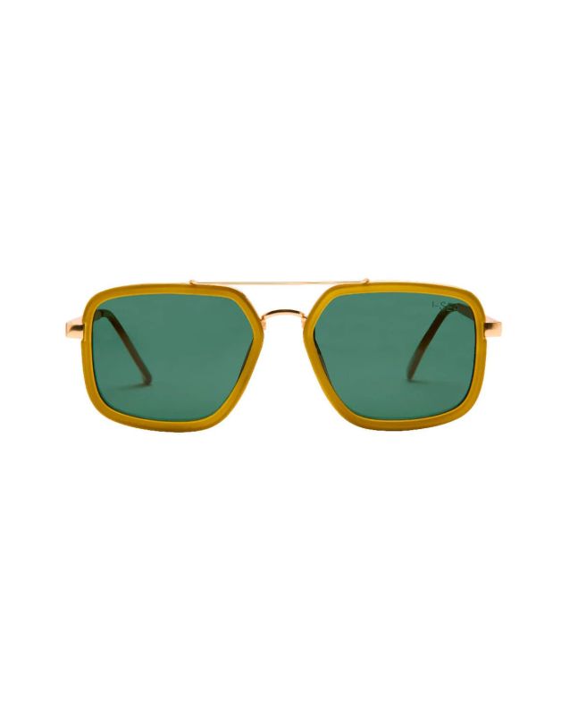 Gafas de sol I-SEA Cruz para mujer en color aguacate con lentes polarizadas verdes