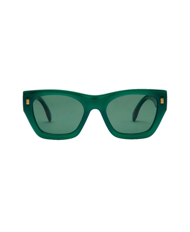 Gafas de sol I-SEA Ivy Kale/Green Polarized con montura verde y lentes verdes para mujer
