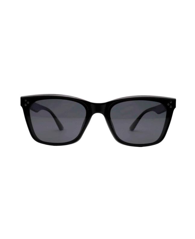Gafas de sol I-SEA Kiki con montura geométrica negra y lentes polarizadas ahumadas para mujer