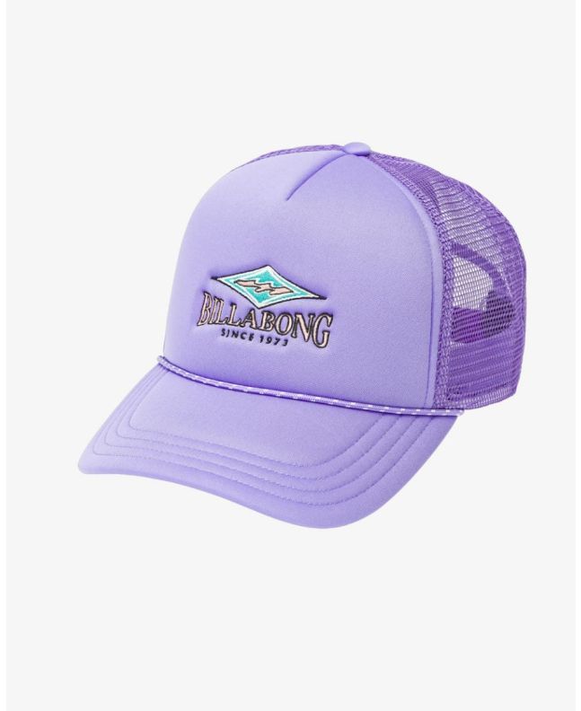 Gorra trucker Billabong Grandpa morada para mujer