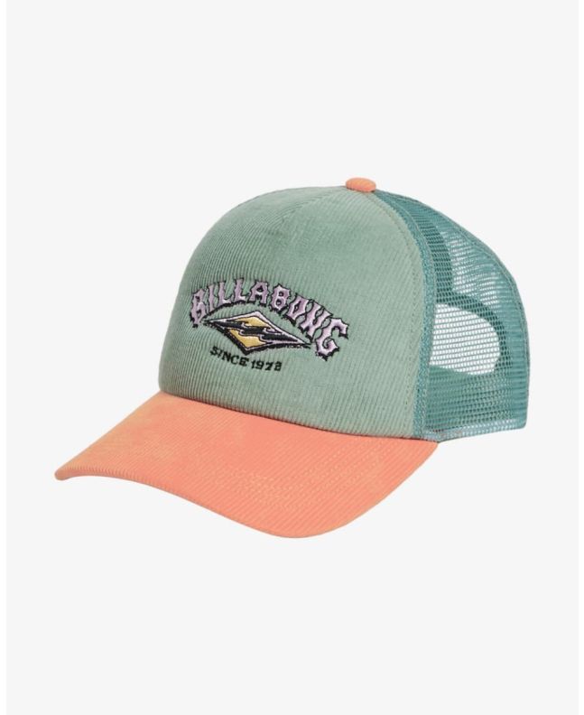Gorra Trucker de pana Billabong Since 73 Cord Multicolor para mujer