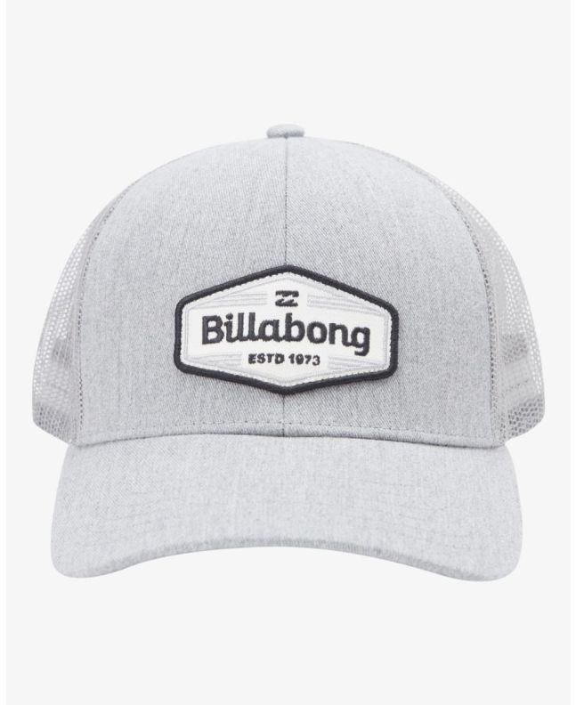 Gorra de malla Billabong Walled Trucker gris para hombre