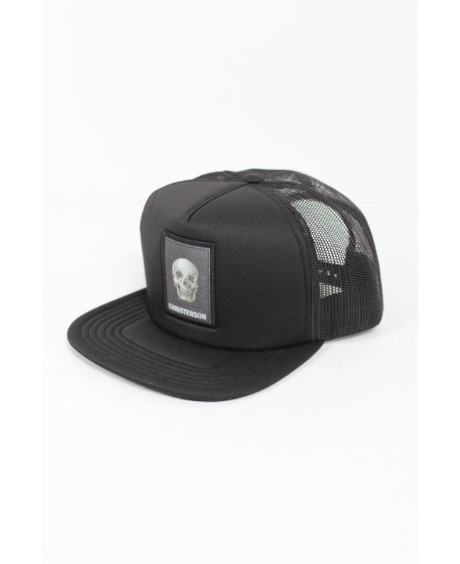 Gorra Christenson Cigar Box Skull negra