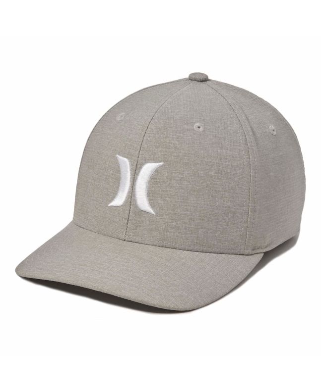 Gorra de ajuste elástico resistente al agua Hurley Phantom Resist Gris para hombre