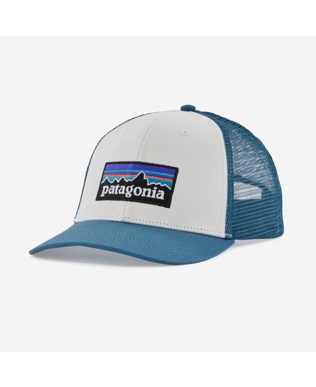 Gorra Trucker Patagonia P-6 Logo LoPro White Wavy Blue Unisex