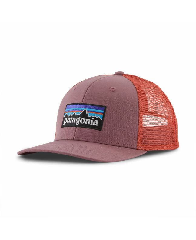 Gorra de malla Patagonia P-6 Logo Trucker Hat Evening Mauve Unisex