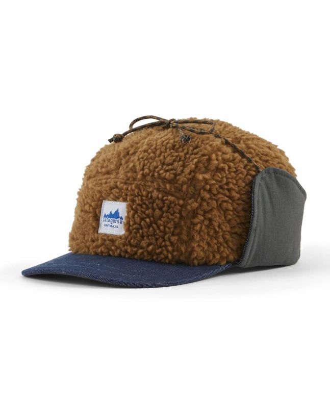 Gorra polar con orejeras Patagonia Range Earflap Cap Marrón