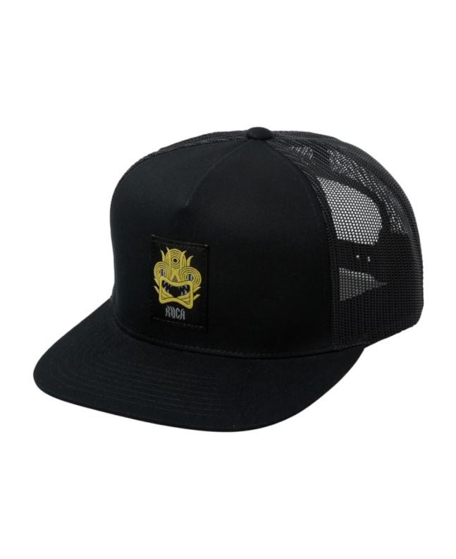 Gorra de malla RVCA Redondo Trucker Negra para hombre