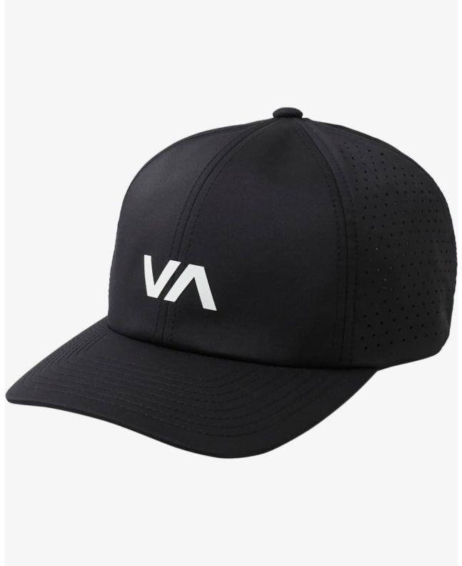 Gorra elástica RVCA VA Sport Vent Negra para hombre