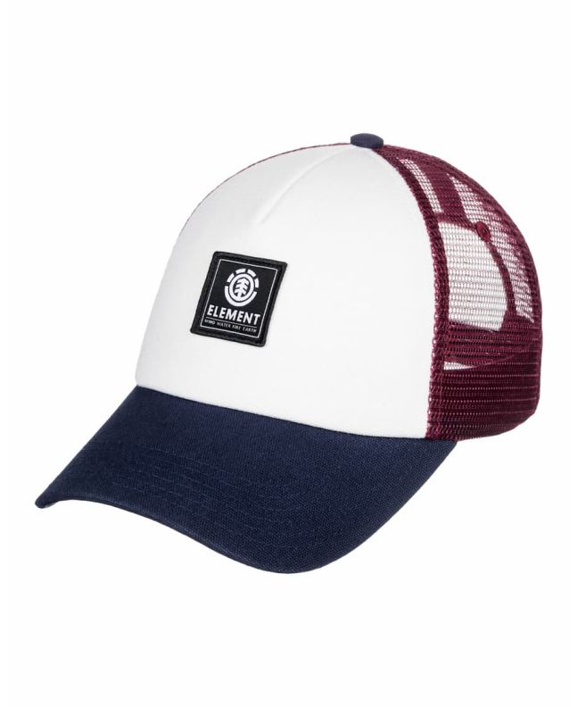 Gorra Trucker Element Icon Mesh Rojo Vintage para hombre